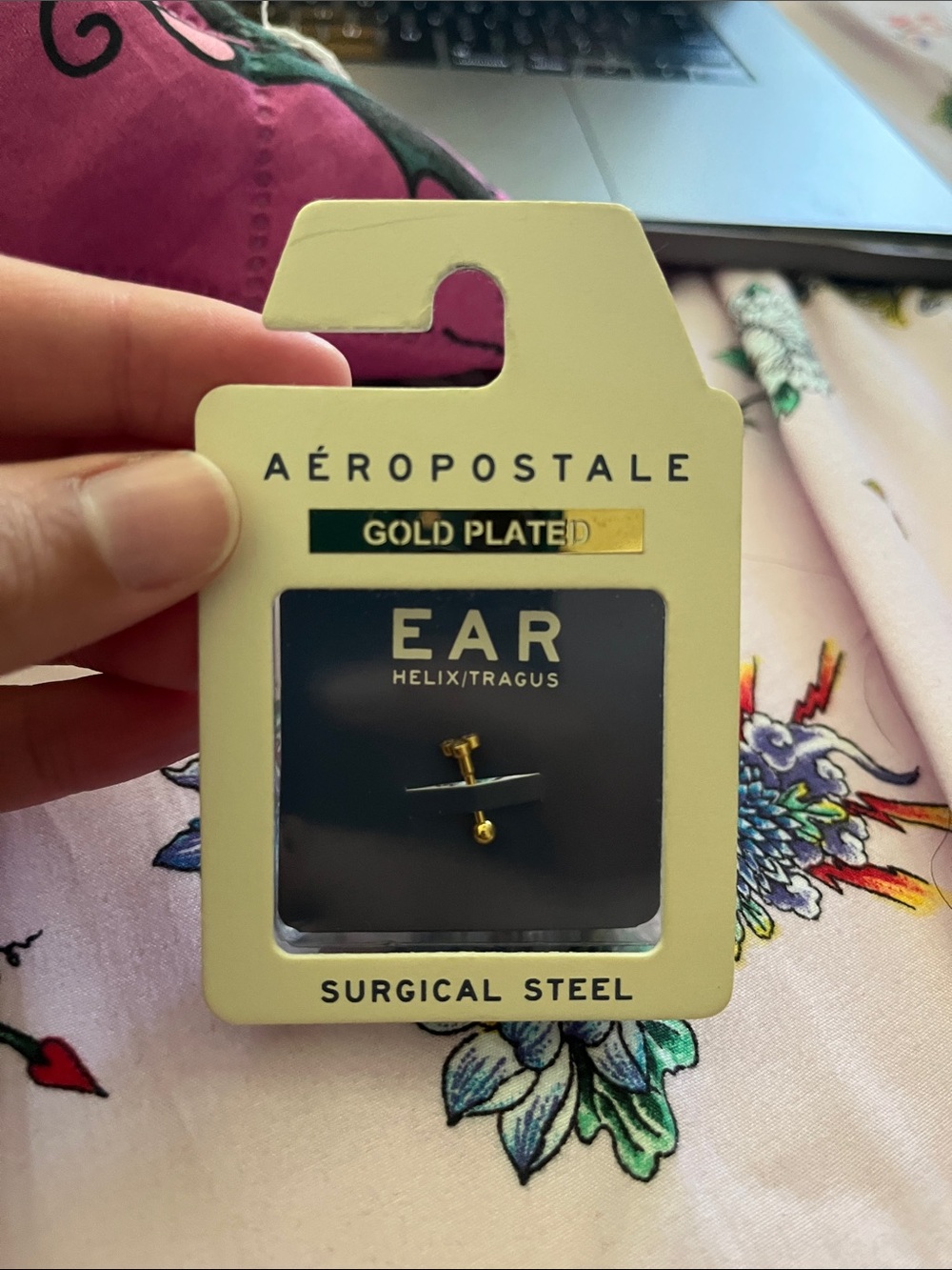 Aeropostale Gold Helix/Tragus Ear Stud